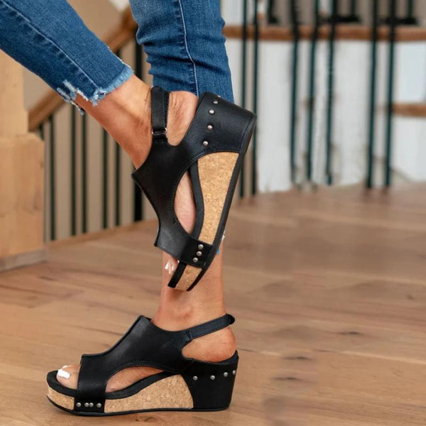 Valery – Orthopädische Ledersandalen für Damen mit zusätzlicher Unterstützung