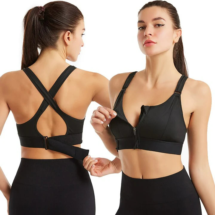 2er-Pack Ultra-Komfort Sport-BHs mit nahtlosem Design und starker Unterstützung