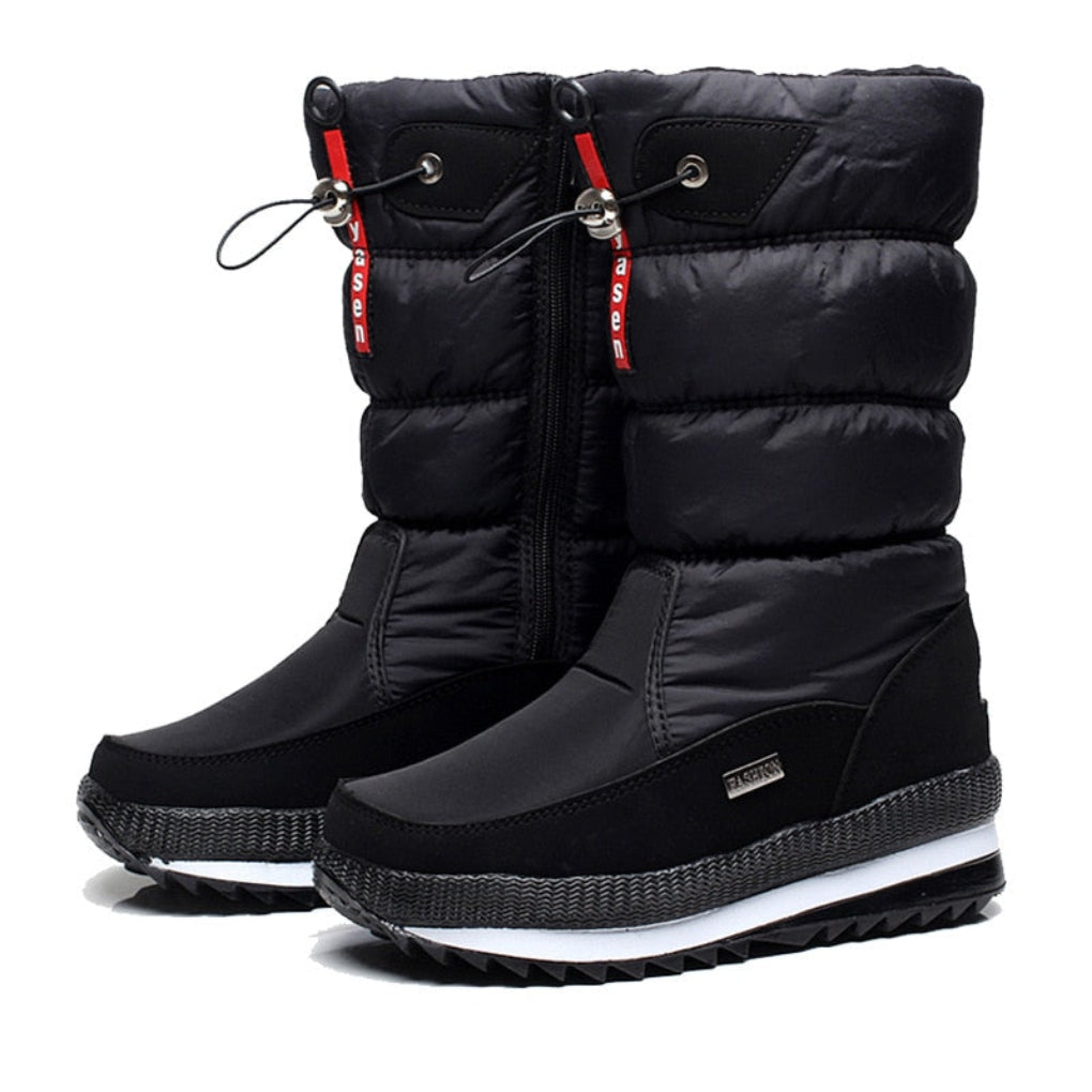Gefütterte Winterstiefel für Damen
