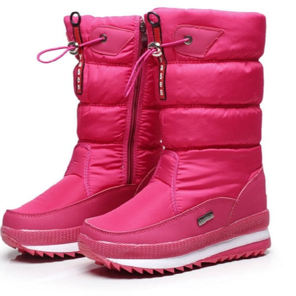 Gefütterte Winterstiefel für Damen