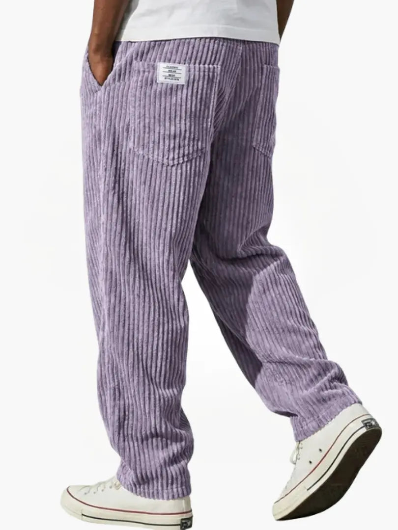 Herren Elegante Bequeme Cordhose mit Kordelzug