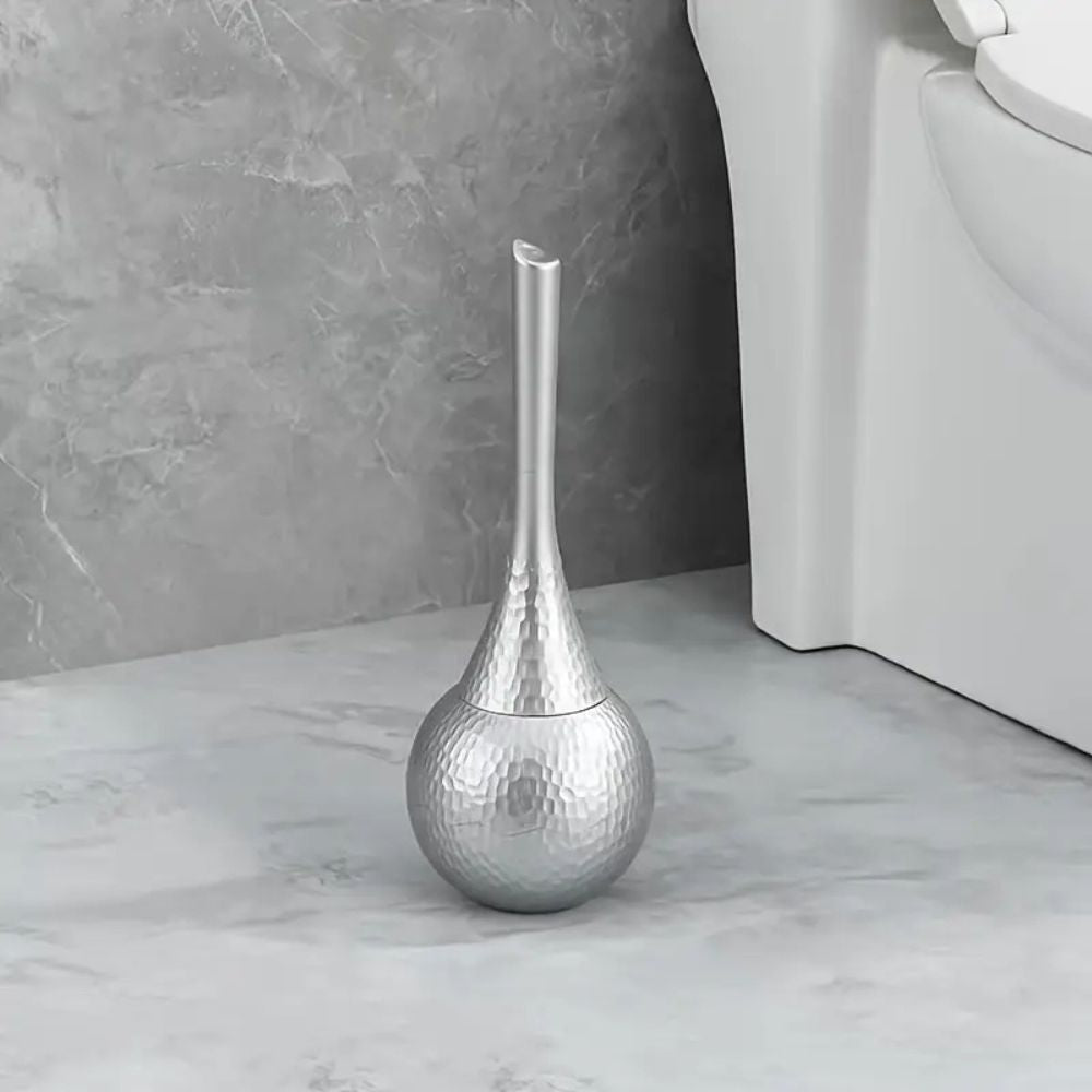 Elegante Toilettenbürste mit ergonomischem Griff und stilvoller Aufbewahrung
