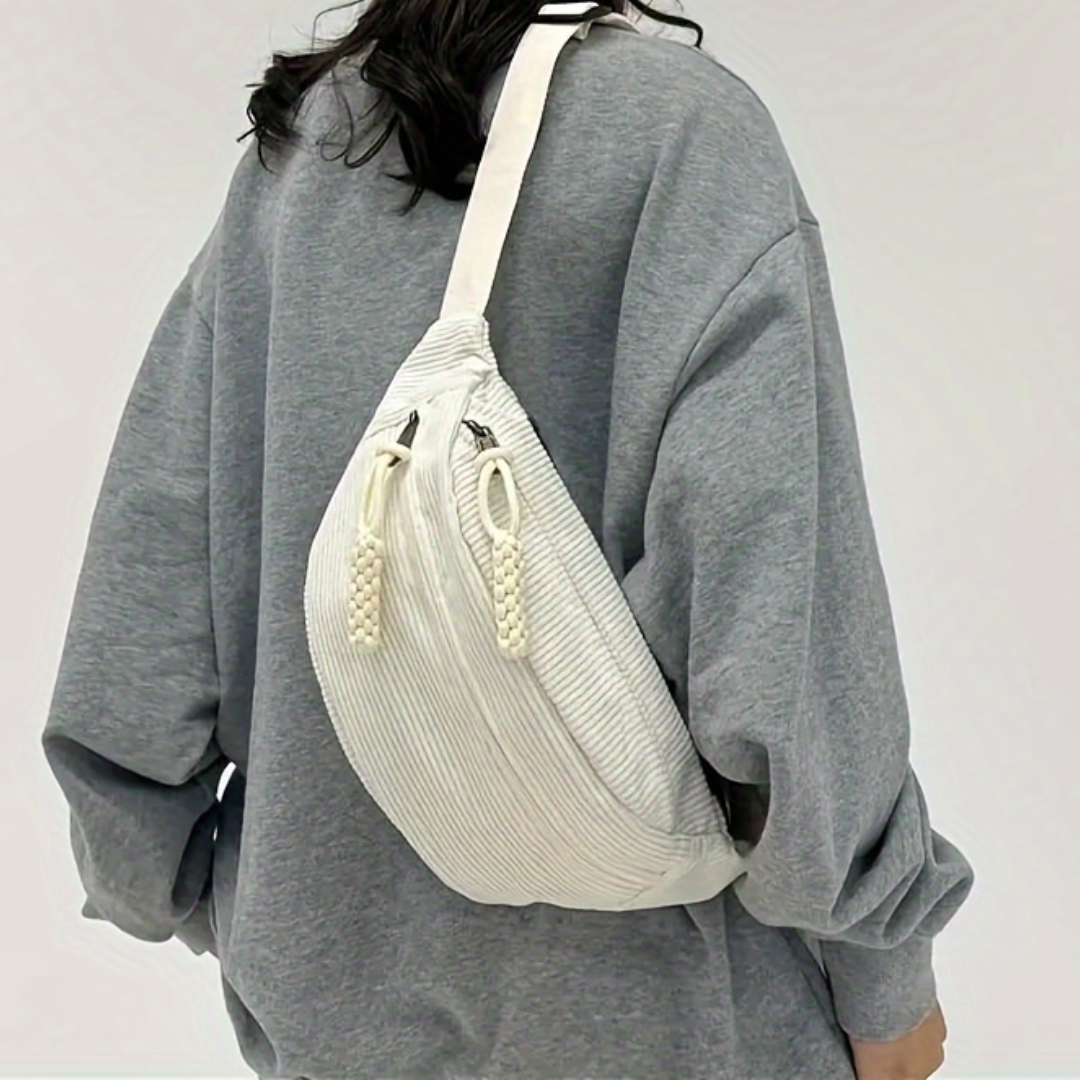 Damen Vielseitige Schultertasche mit Verstellbarem Riemen