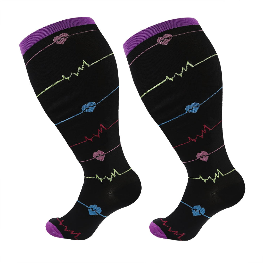 Reisesocken mit abgestufter Kompression