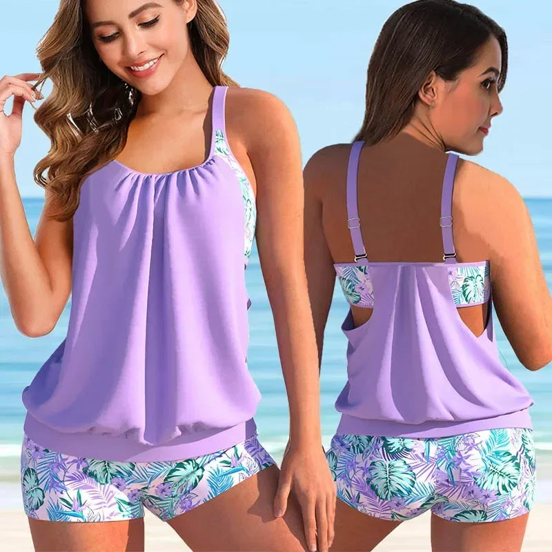Elegantes Bikini-Set mit Blumenmuster