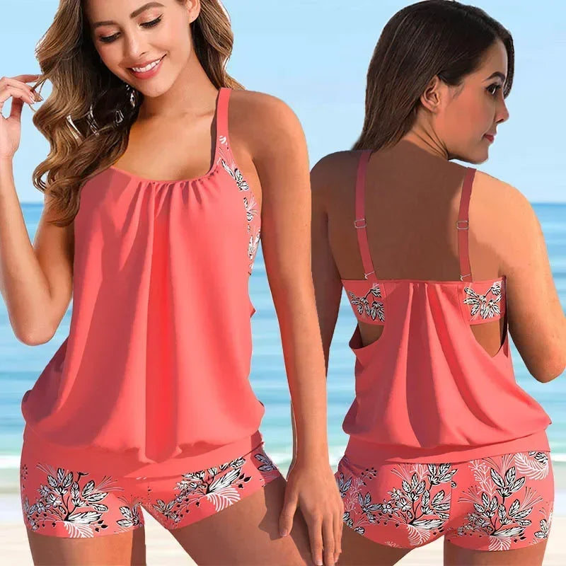 Elegantes Bikini-Set mit Blumenmuster