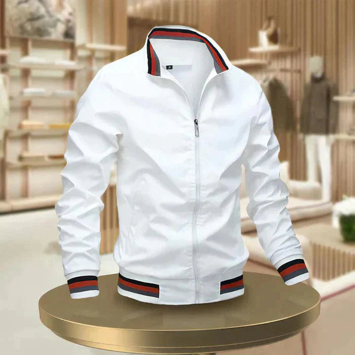 Herren-Casual-Jacke mit Reißverschluss