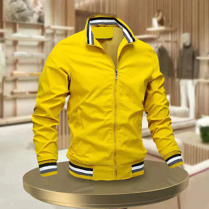 Herren-Casual-Jacke mit Reißverschluss