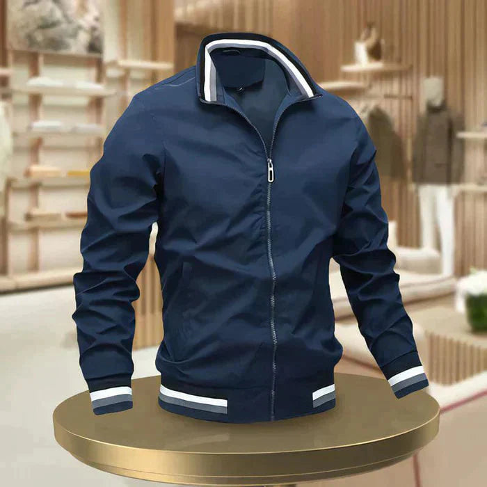 Herren-Casual-Jacke mit Reißverschluss