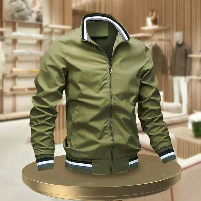Herren-Casual-Jacke mit Reißverschluss