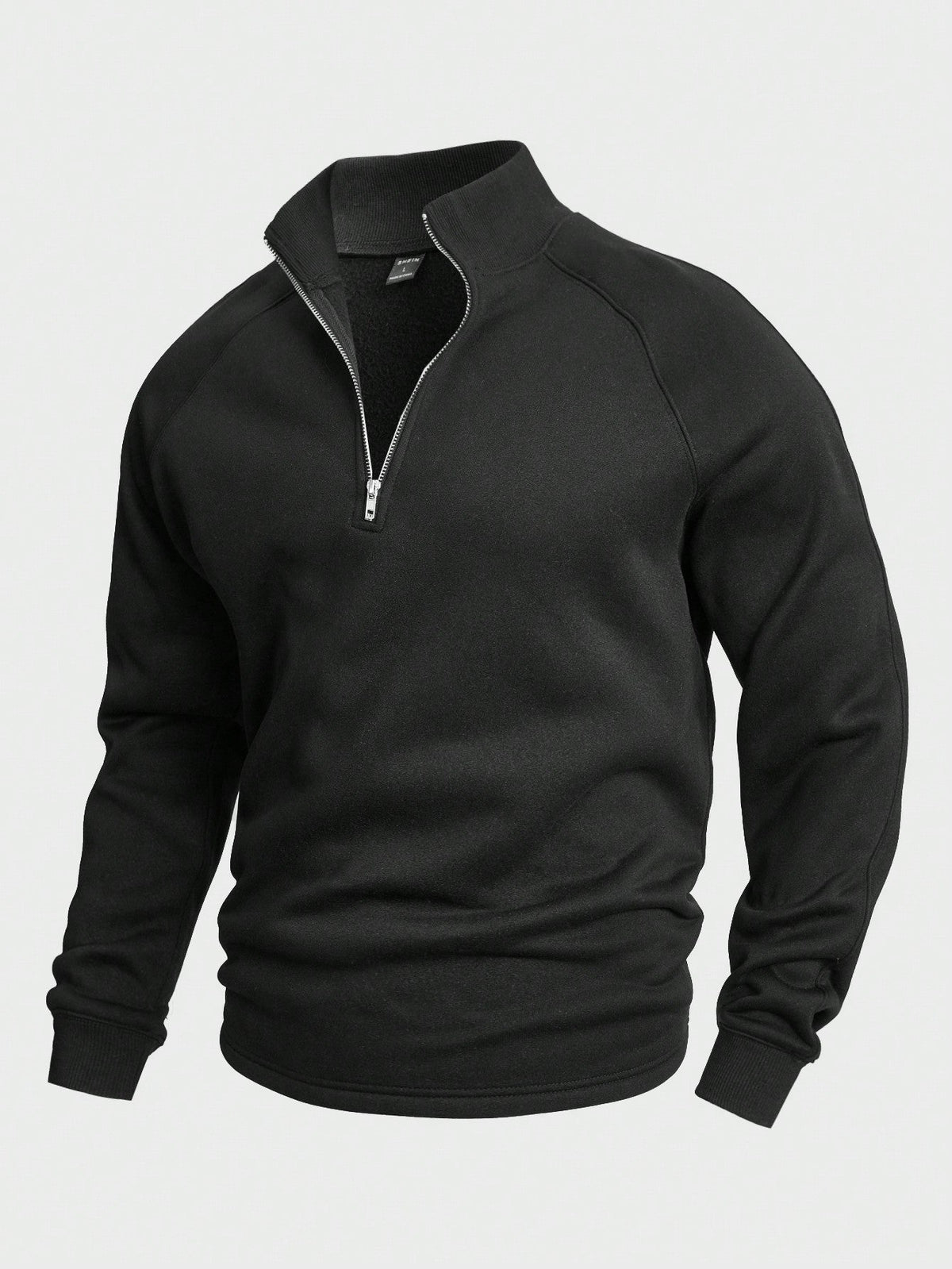 Herren Eleganter Freizeitpullover mit Halbem Reißverschluss