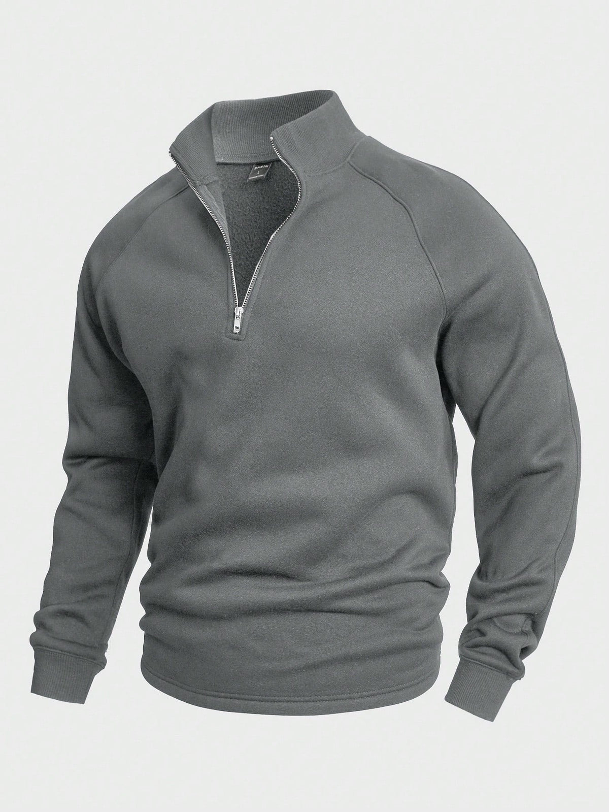 Herren Eleganter Freizeitpullover mit Halbem Reißverschluss