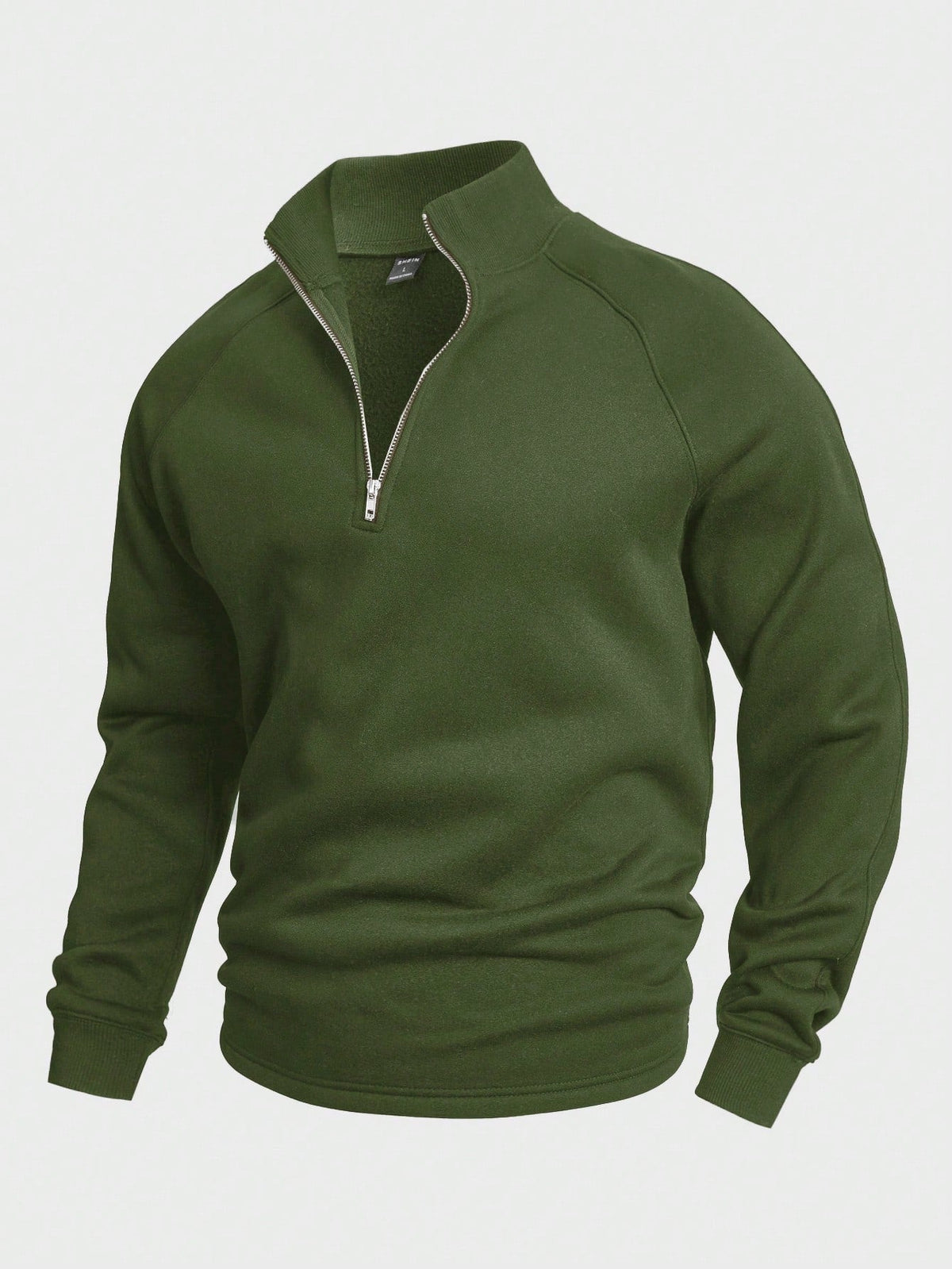 Herren Eleganter Freizeitpullover mit Halbem Reißverschluss