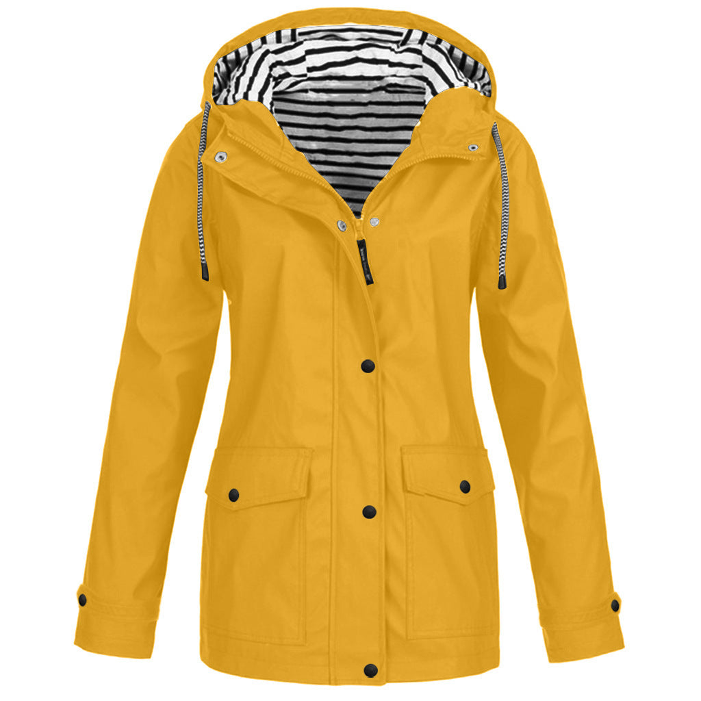 Wasser- und winddichte Damenjacke