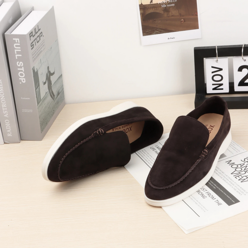 Luxuriöse Wildleder-Loafer