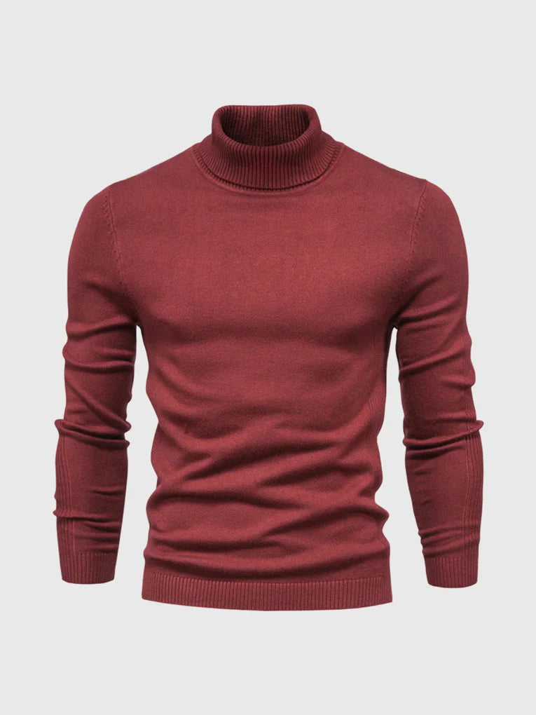 Men's Turtleneck Sweater – Washable and Versatile