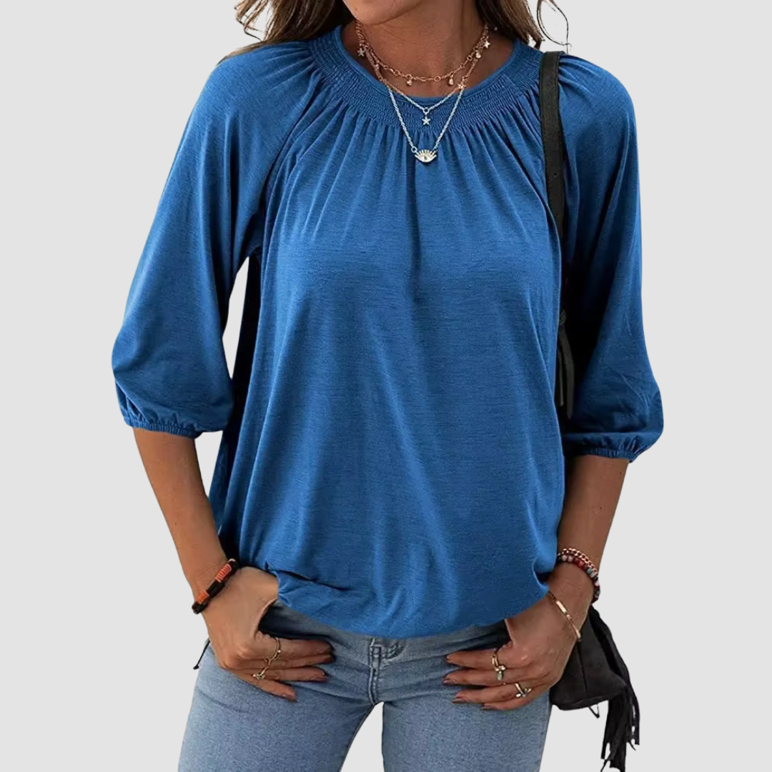 Stilvolles Damen-T-Shirt mit halblangen Ärmeln