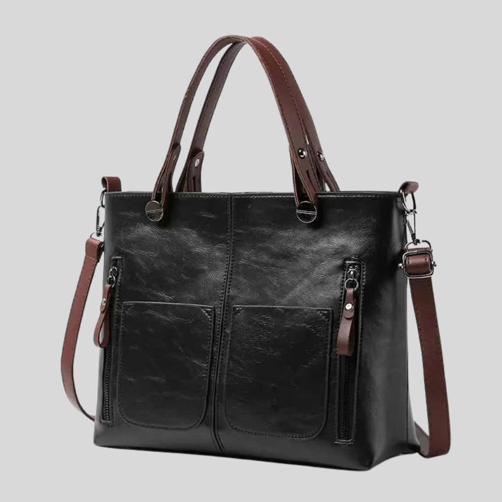 Damen-Schultertasche „Lievehart“ aus echtem Leder