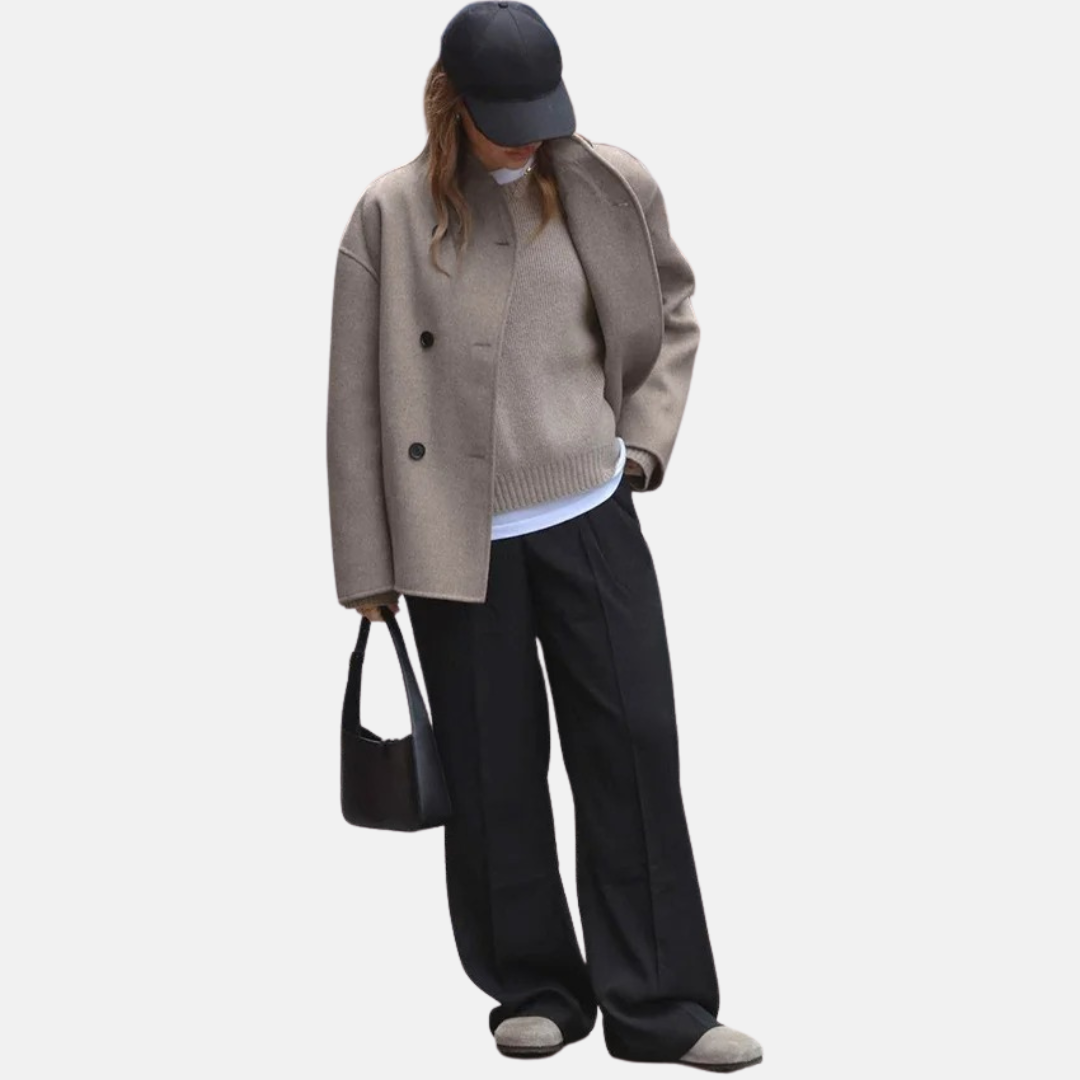 Vintage Wollmantel für Damen