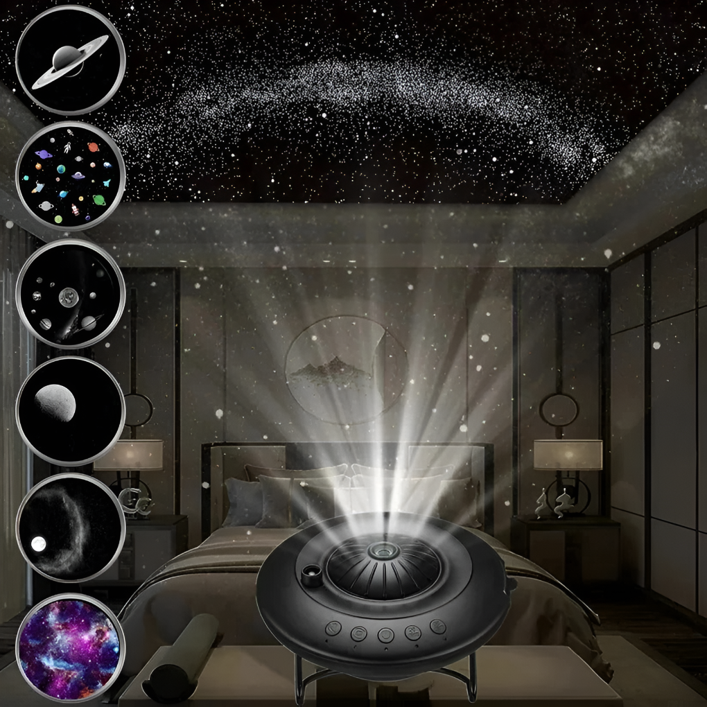Galaxienprojektor mit Planetariumseffekten