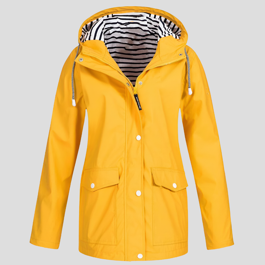 Wasserdichte und winddichte Kapuzenjacke für Damen