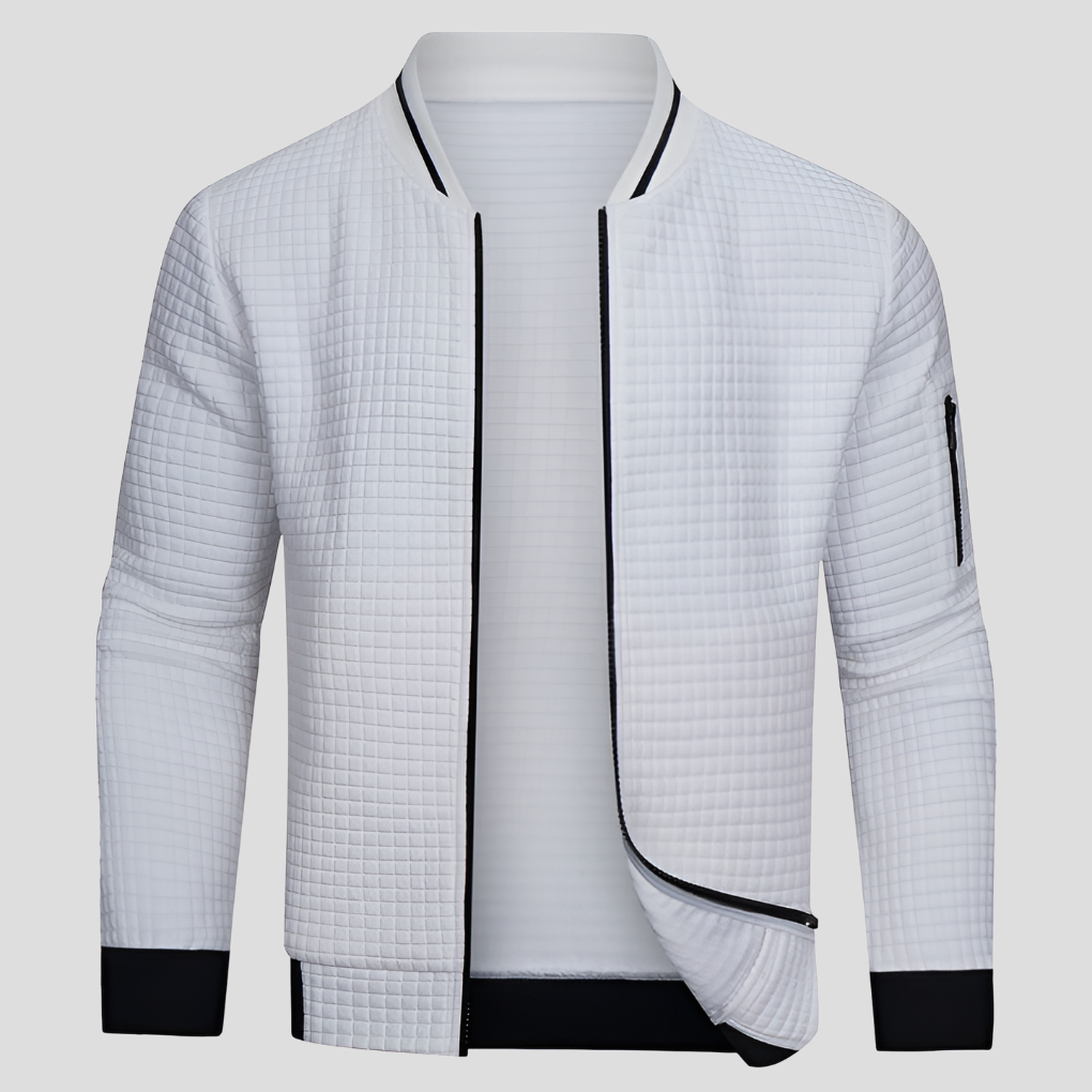 Warme Herren-Strickjacke