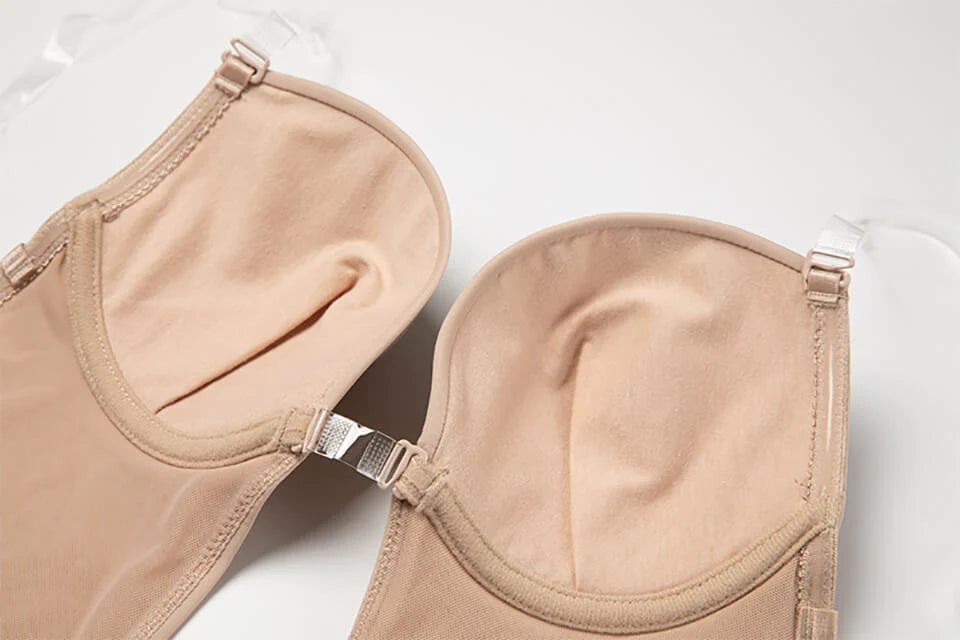 Alda – Tiefer V-Ausschnitt &amp; Rückenfreier Body Shaper