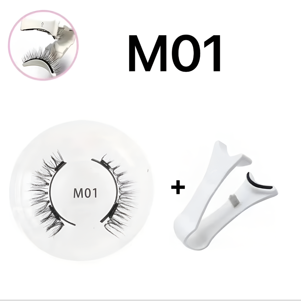 Wiederverwendbares magnetisches Wimpern- und Pinzettenset