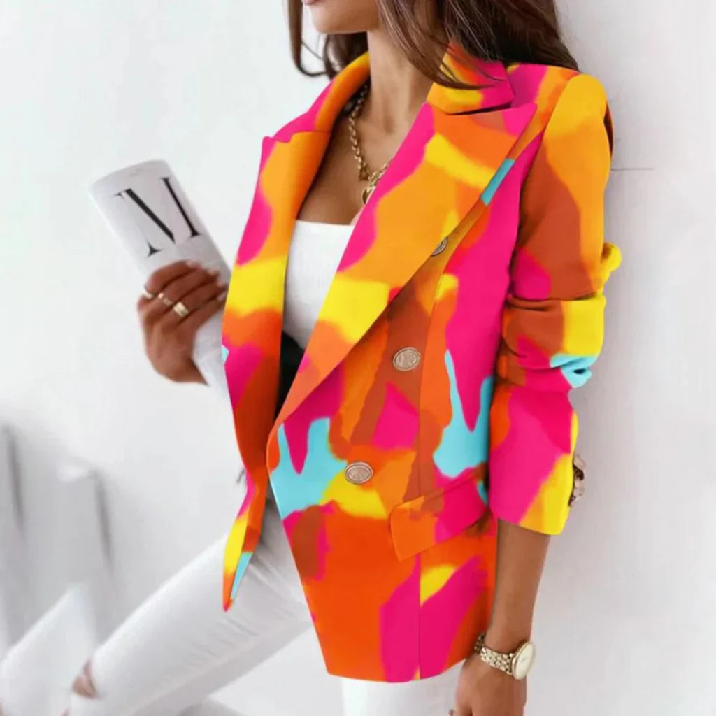 Damen Blazer mit Hemdkragen