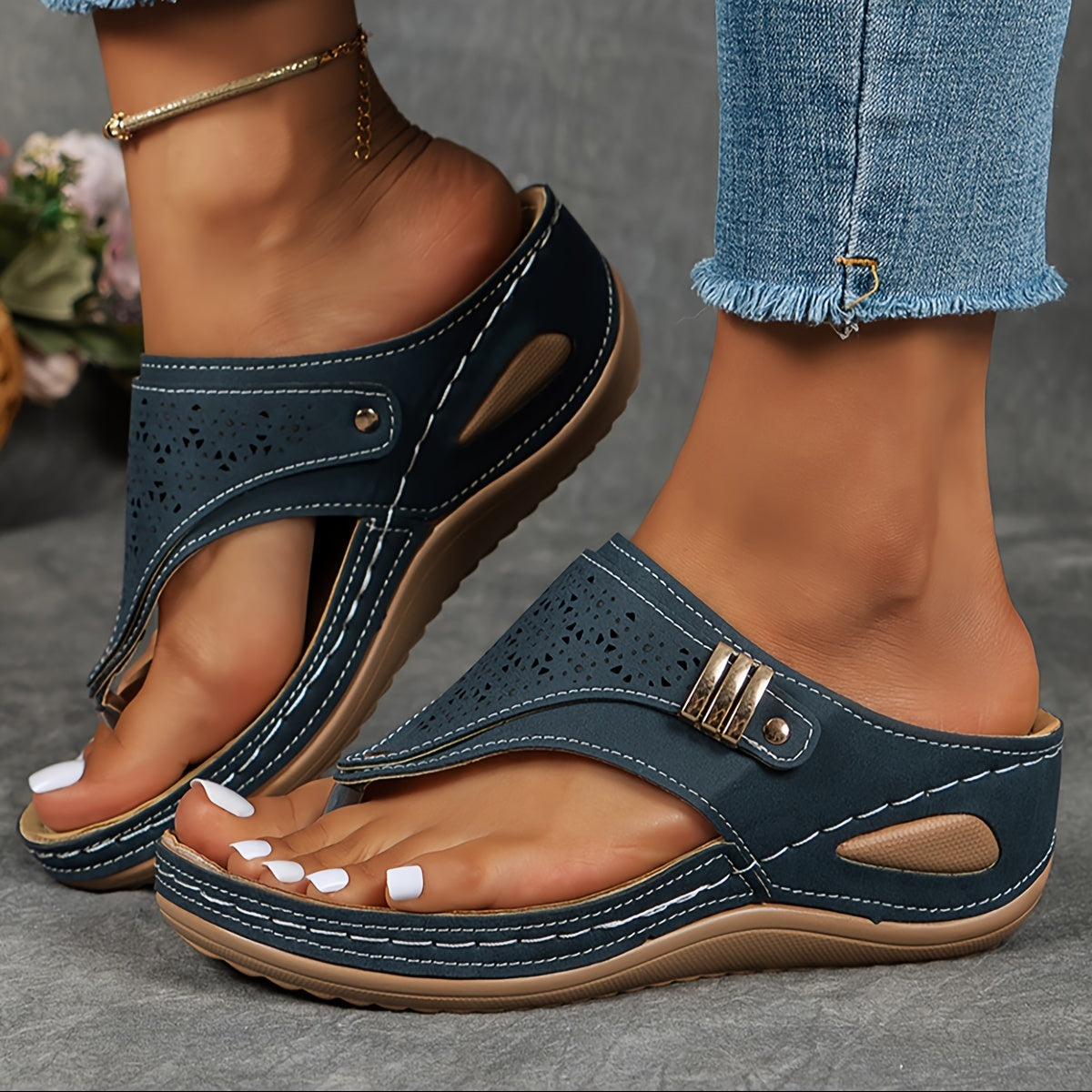 Damen Bequeme Elegante Komfortsandalen