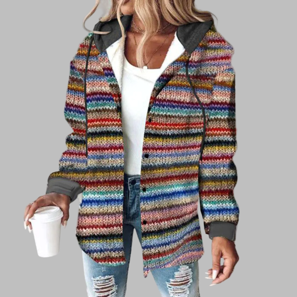 Damen-Cardigan mit Knopfleiste vorne für Damen