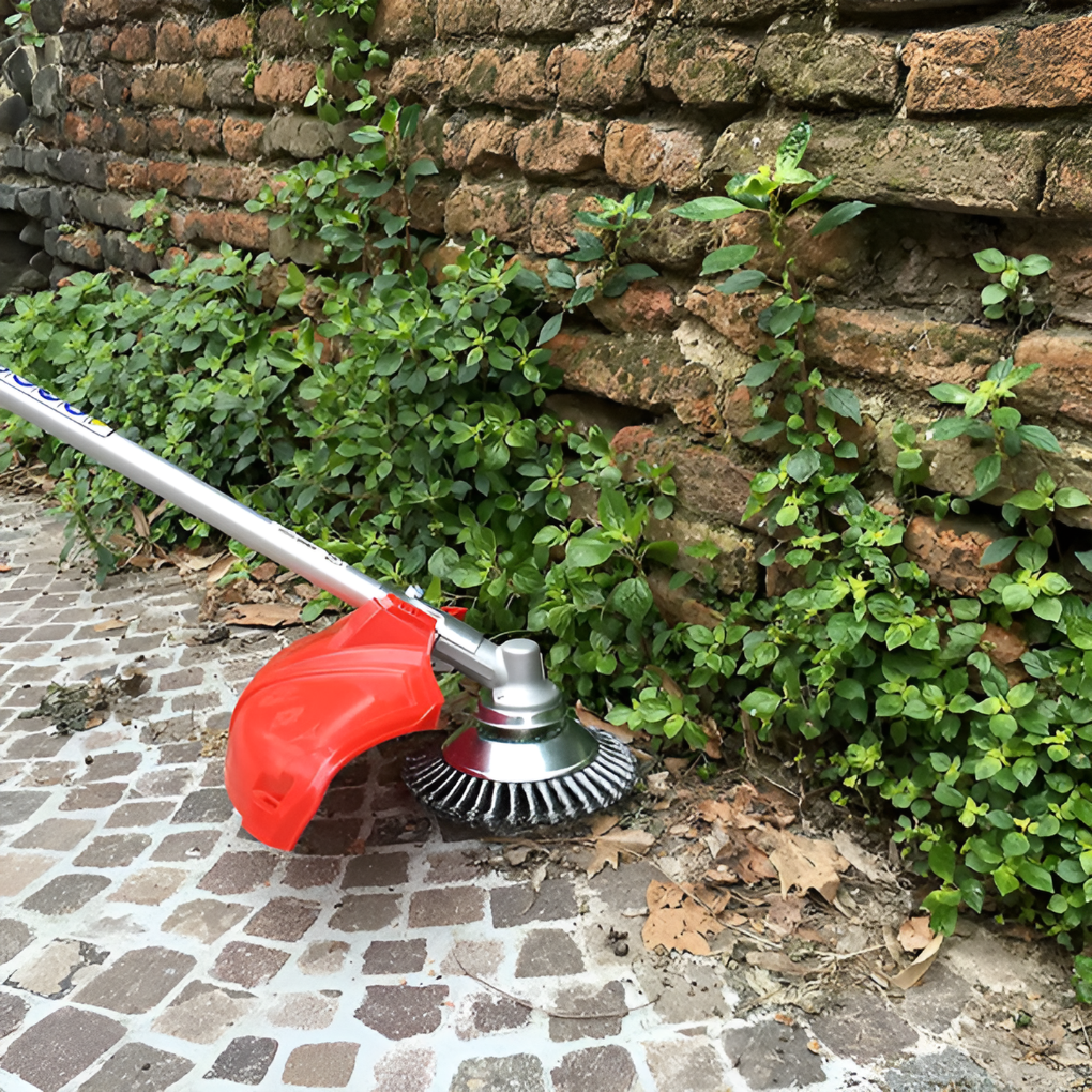 Unkrautbürste und -trimmer aus Karbonstahl (Nur Bürste)