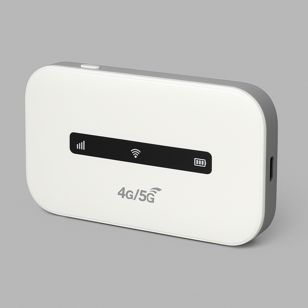 Tragbarer WLAN-Router – Internetzugang für unterwegs