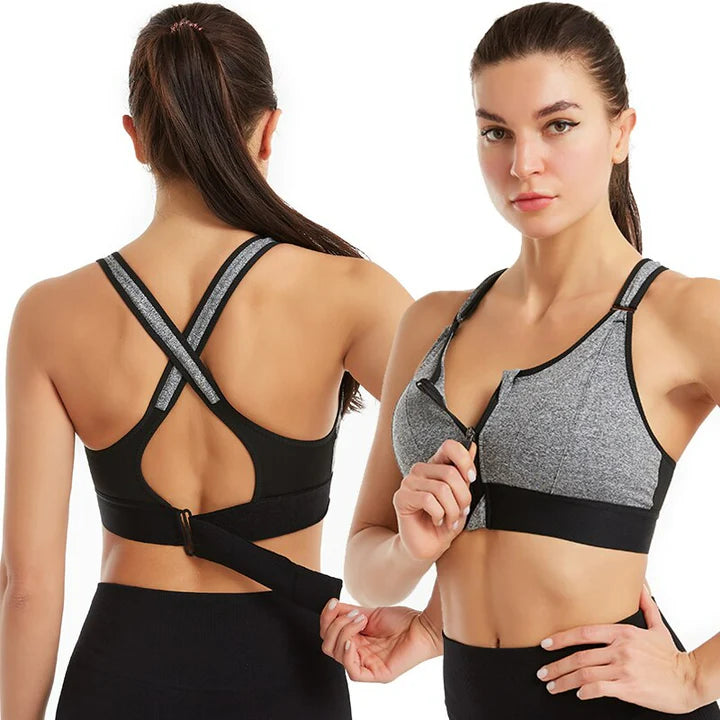 2er-Pack Ultra-Komfort Sport-BHs mit nahtlosem Design und starker Unterstützung