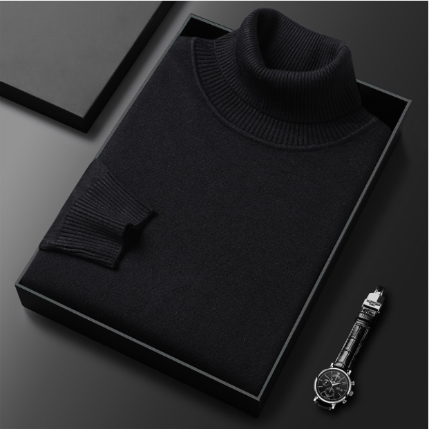 Luxus-Rollkragenpullover für Herren