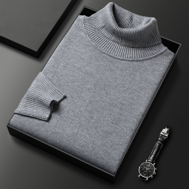 Luxus-Rollkragenpullover für Herren