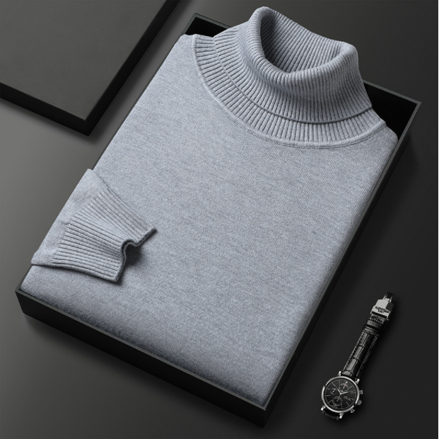Luxus-Rollkragenpullover für Herren