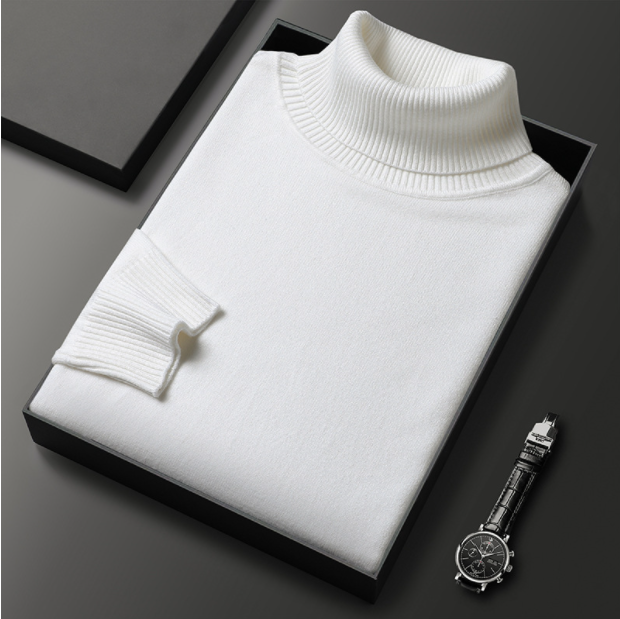 Luxus-Rollkragenpullover für Herren