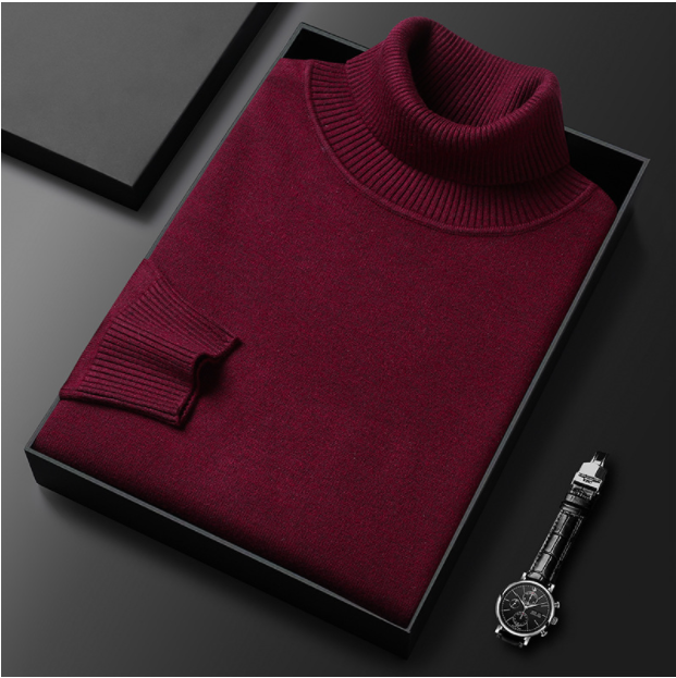 Luxus-Rollkragenpullover für Herren