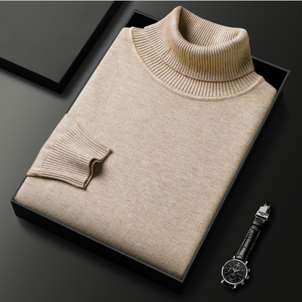 Luxus-Rollkragenpullover für Herren