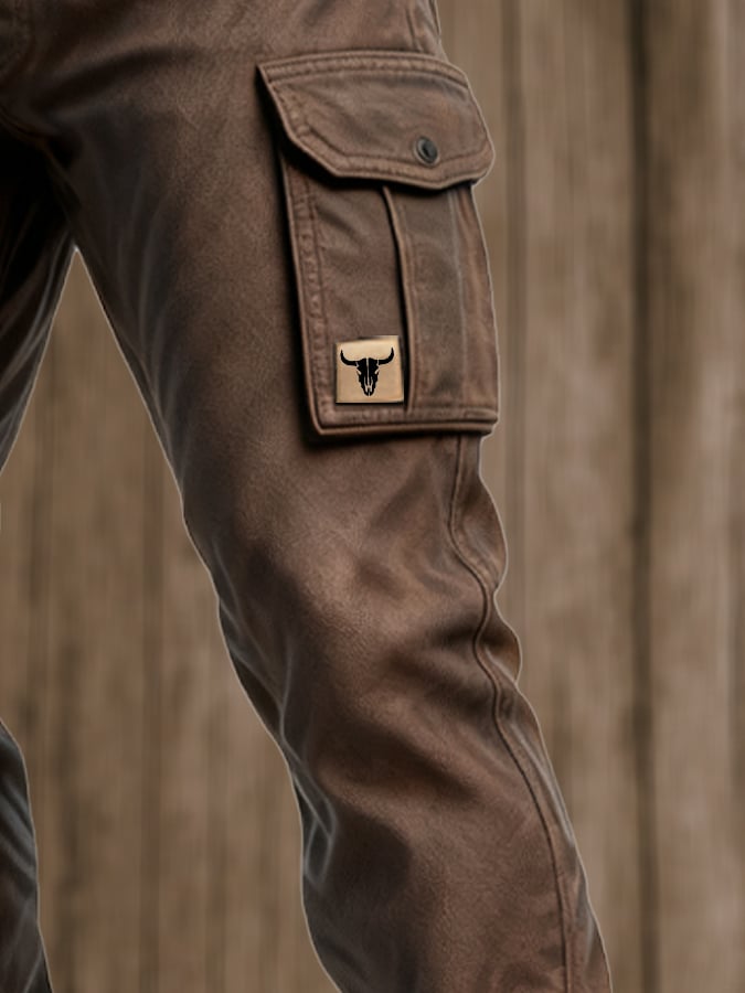 Herren Elegante Isolierte Cargohose