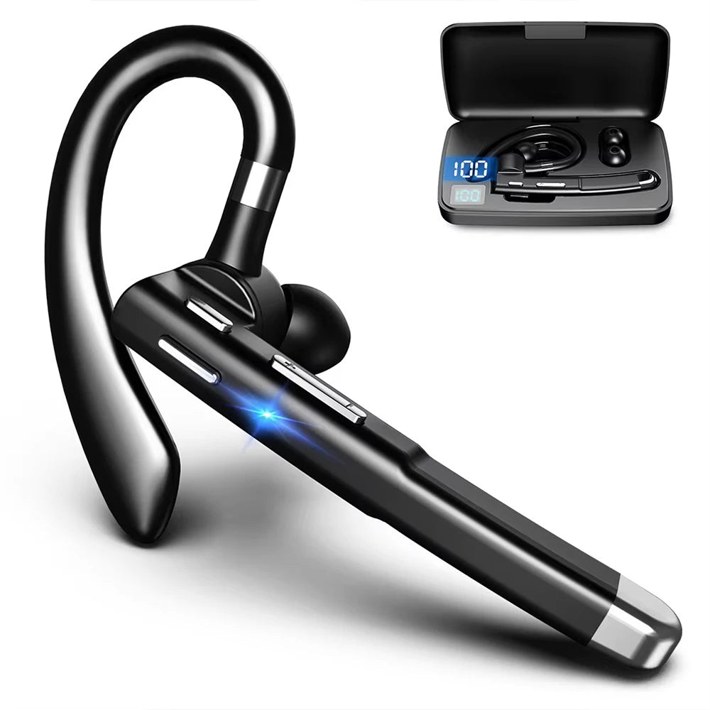 BT5.3 Ein-Ohr-Bluetooth-Headset mit Geräuschunterdrückung