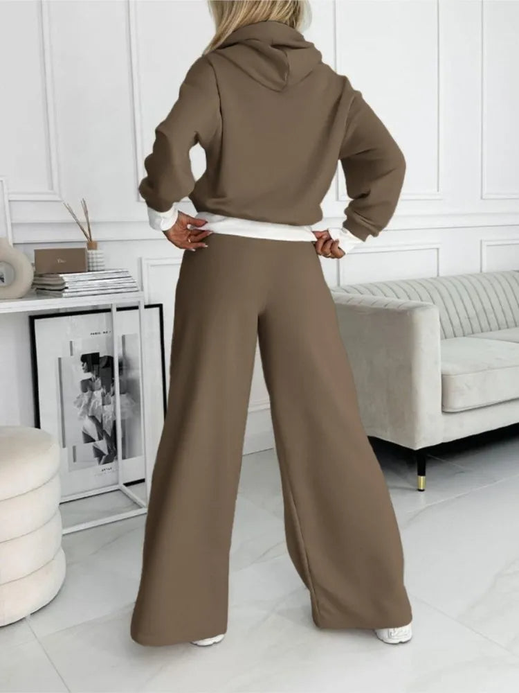 Stilvolle Zweiteilige Damen-Lounge- und Jogging-Set