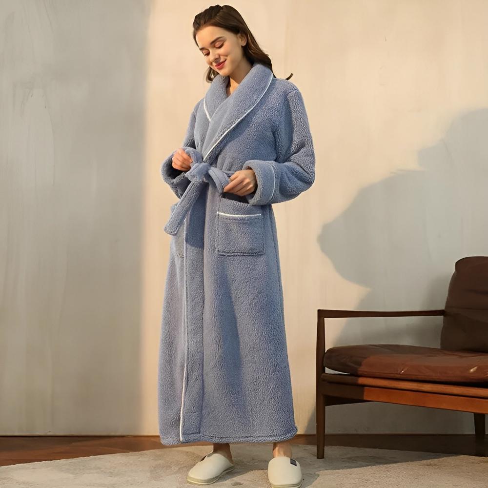 Flauschiger Bademantel für Damen und Herren