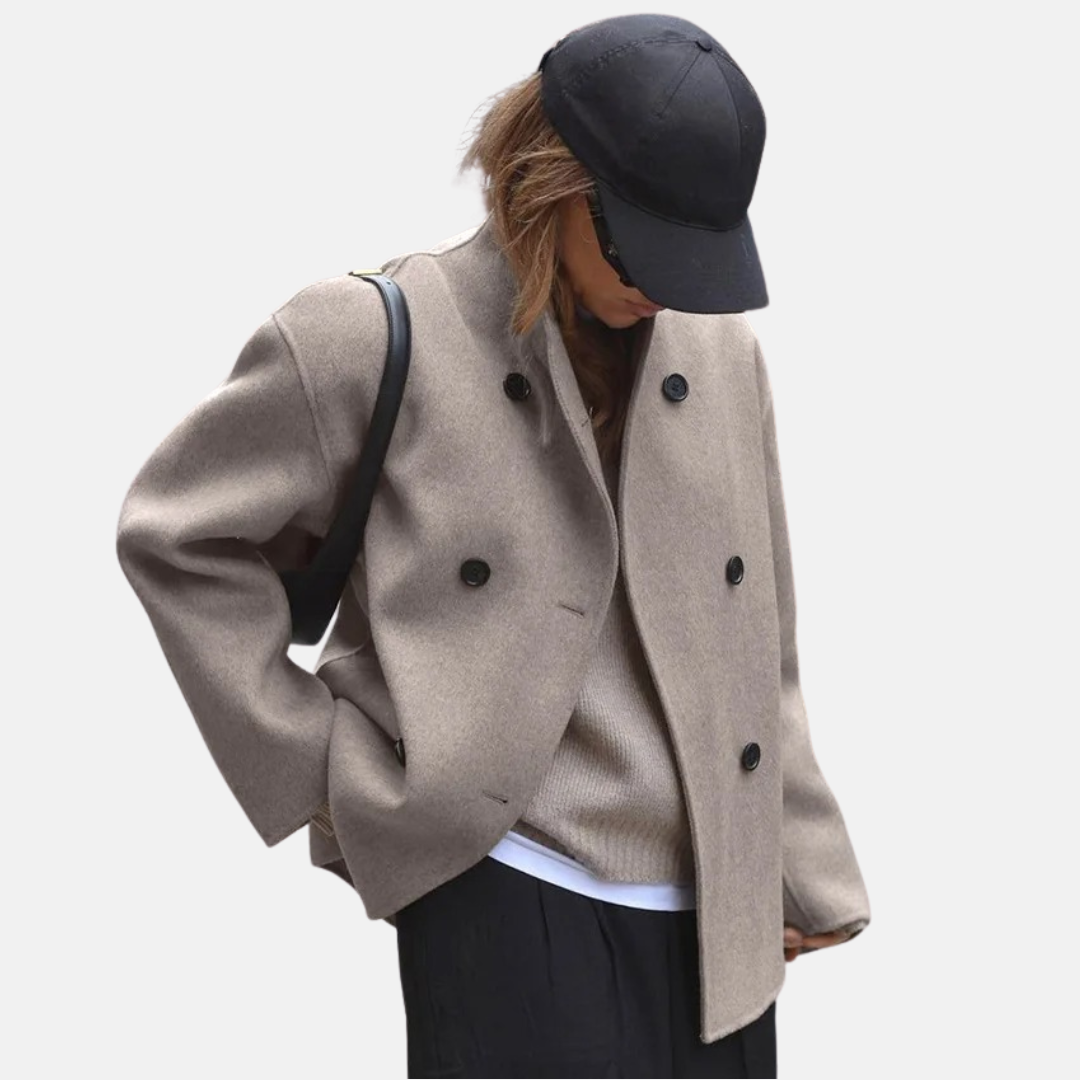 Vintage Wollmantel für Damen
