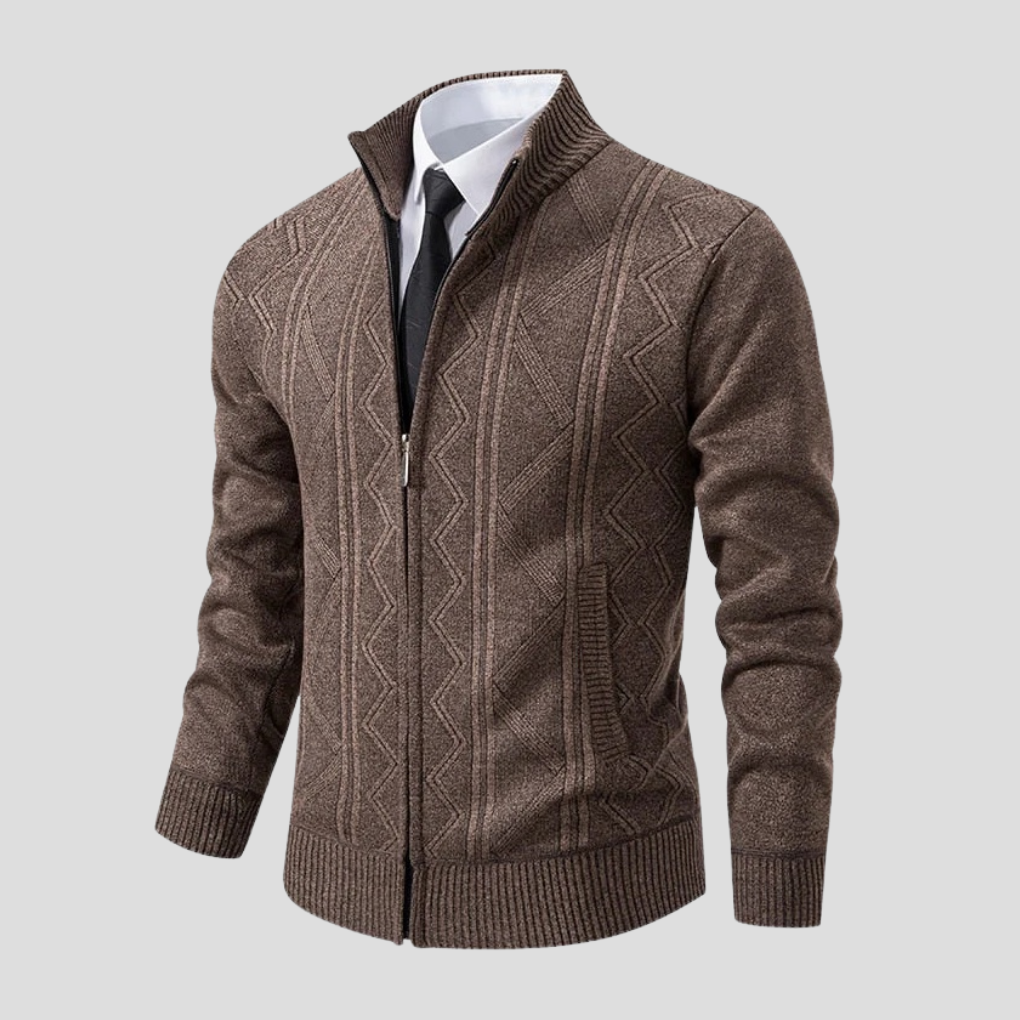 Herren-Cardigan – Strick-Layering-Teil