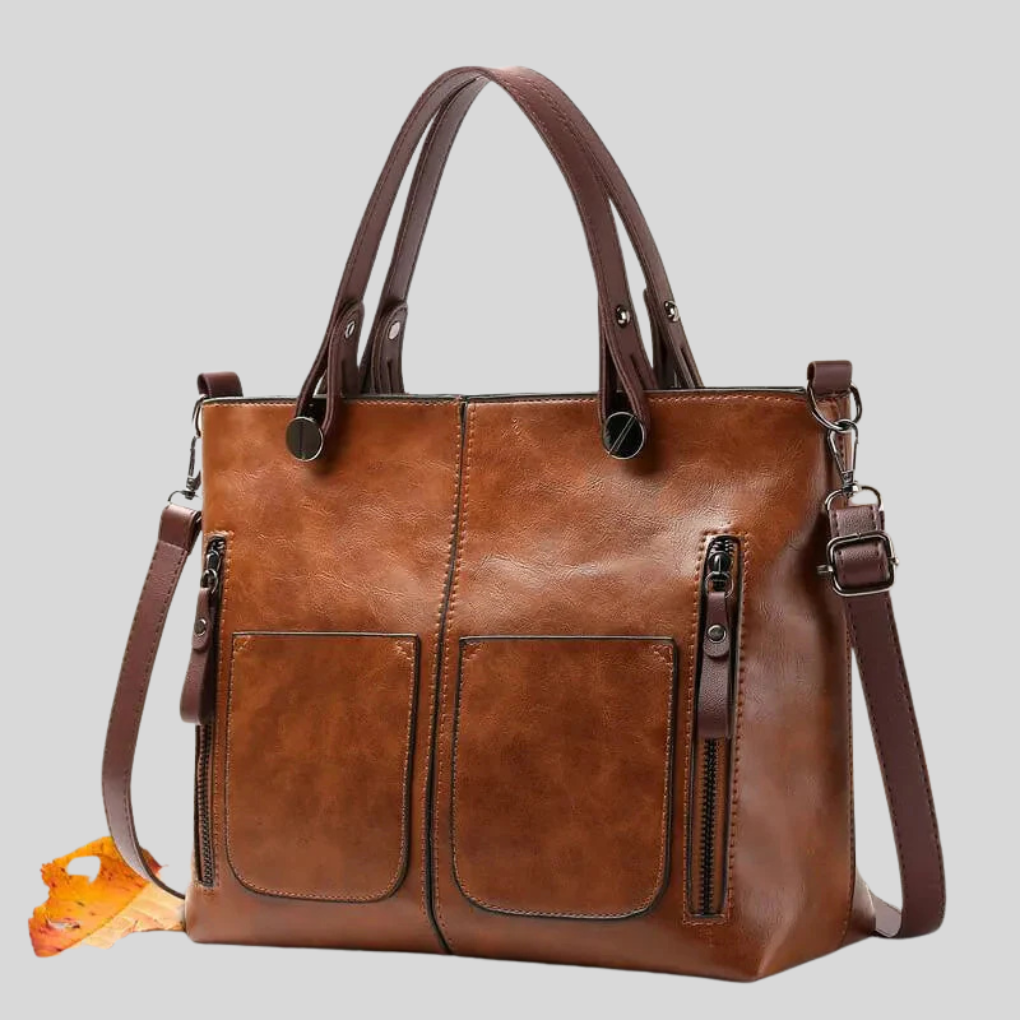 Damen-Schultertasche „Lievehart“ aus echtem Leder