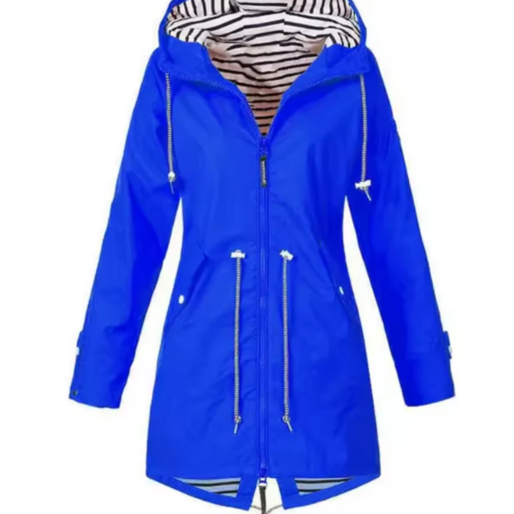 Wasserdichte Jacke mit Kapuze für Damen