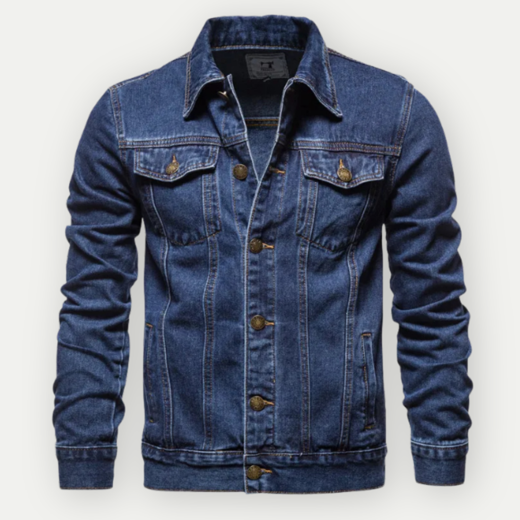 Herren-Truckerjacke aus Denim