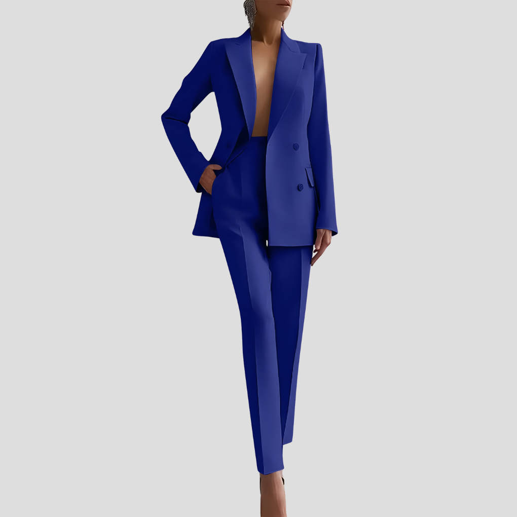 Elegantes Business-Hosenanzug-Set für Damen